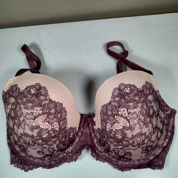 Victoria's Secret Dream Angels Lined Demi Purple Size 32DDD - Picture 3 of 12